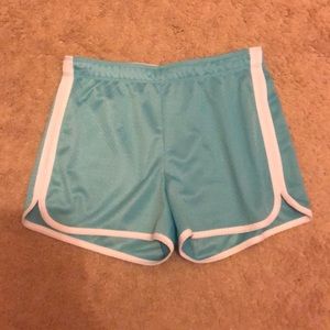 Teal shorts